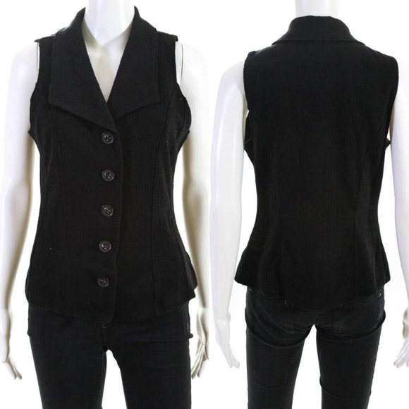 NWOT Ett:Twa x Anthro Eberhardt black vest top S - Picture 11 of 13
